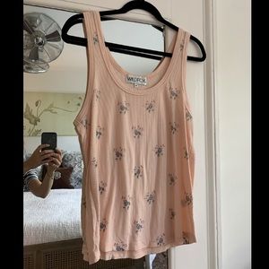 Wildfox Floral Print Tank